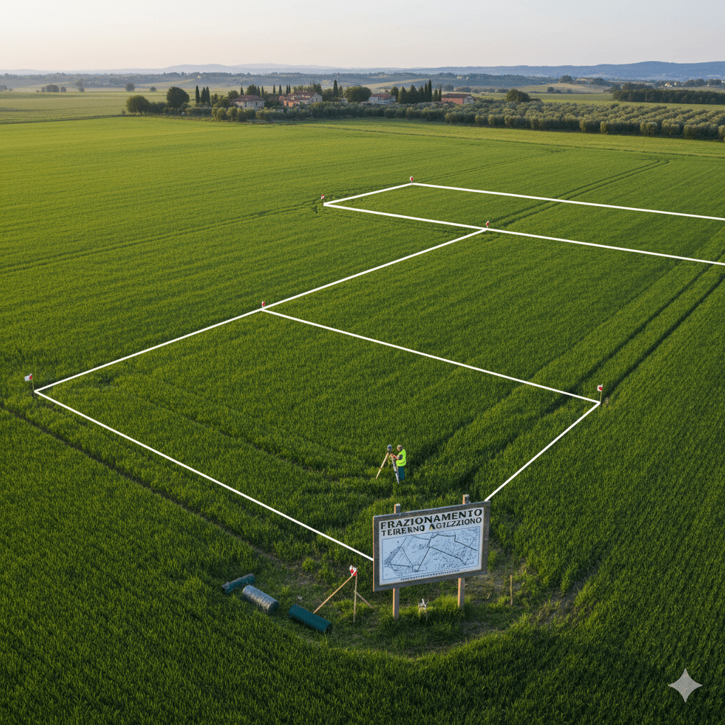 Progetto Catasto: Frazionamento Terreno